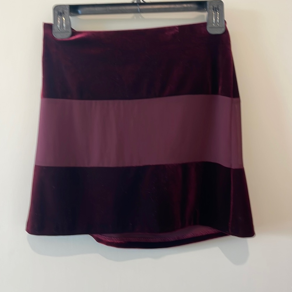 Maroon skirt